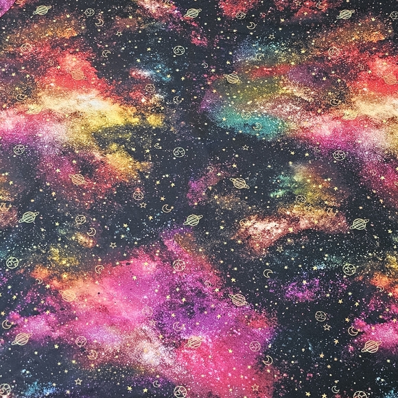 Torrid Off Shoulder Galaxy Athletic Shirt - Picture 5 of 6